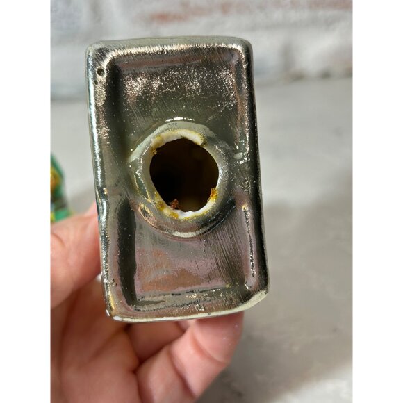 Rare! USSR Russian Vintage Christmas Ornament Lot Ceramic? Heavy Chrome Finish - Picture 14 of 14